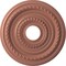 Ekena Millwork Cole PVC Medallion (Canopies up to 4 1/2"), 16"OD x 3 1/2"ID x 1"P, Metallic Champagne Pink CMP16COFCP - alternate 1